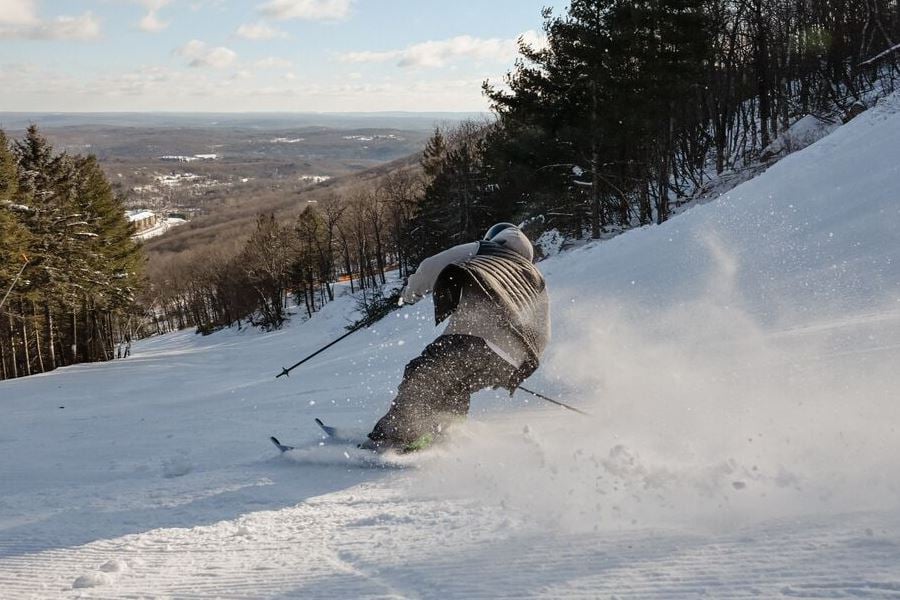 East Coast Ski Season Starts Taking Shape as Camelback And Blue Mountain Resorts Fire Up Snowmaking Systems